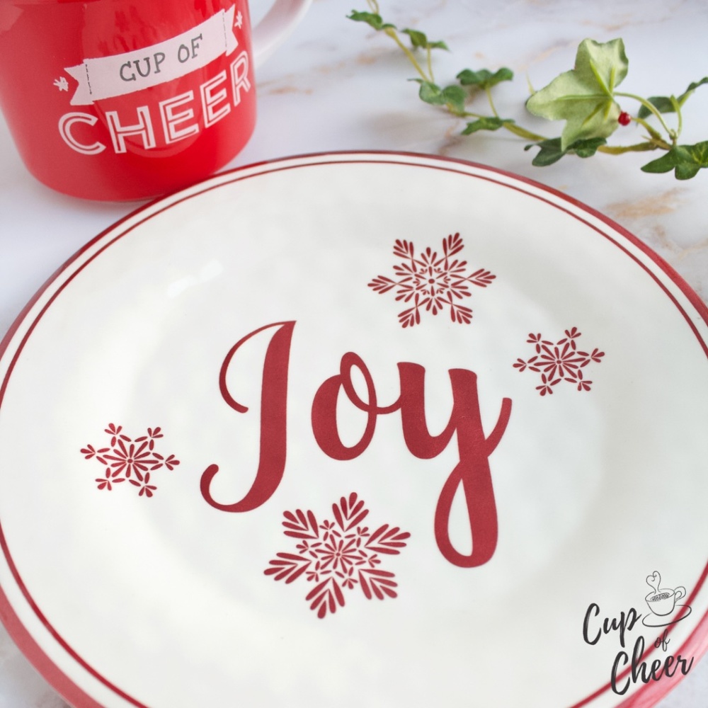 ✨2/$20 🎄Holiday Joy Dish